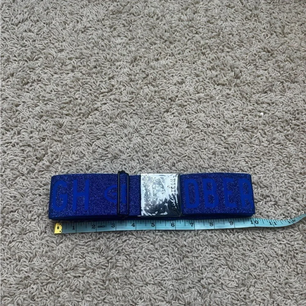 Goldbergh Ski Belt Logo Blue for Ski Pants, Jacket, and ski suits